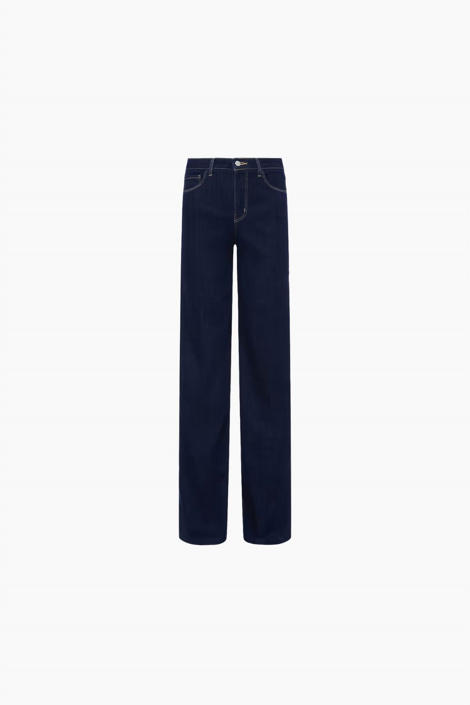 L'Agence Clayton High Rise Wide Leg Jeans in koval 1 - women's pants - view 4