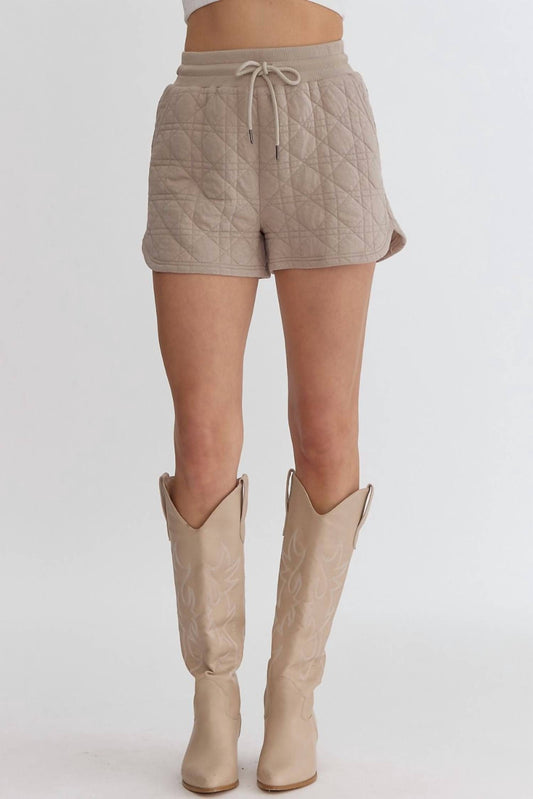 Entro - Quilted Stitch Shorts