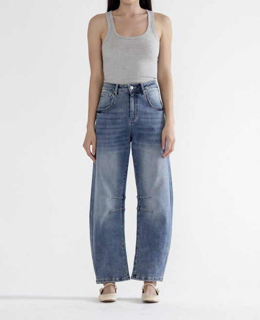Mica Denim - Sloane High Rise Barrel Jeans