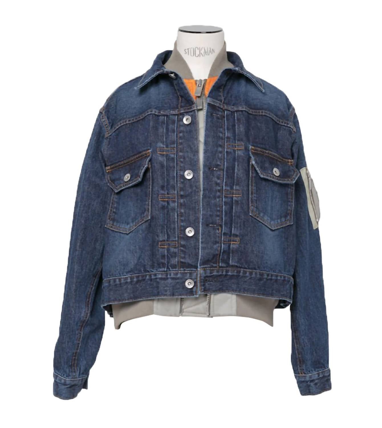 Sacai - Denim Blouson Jacket
