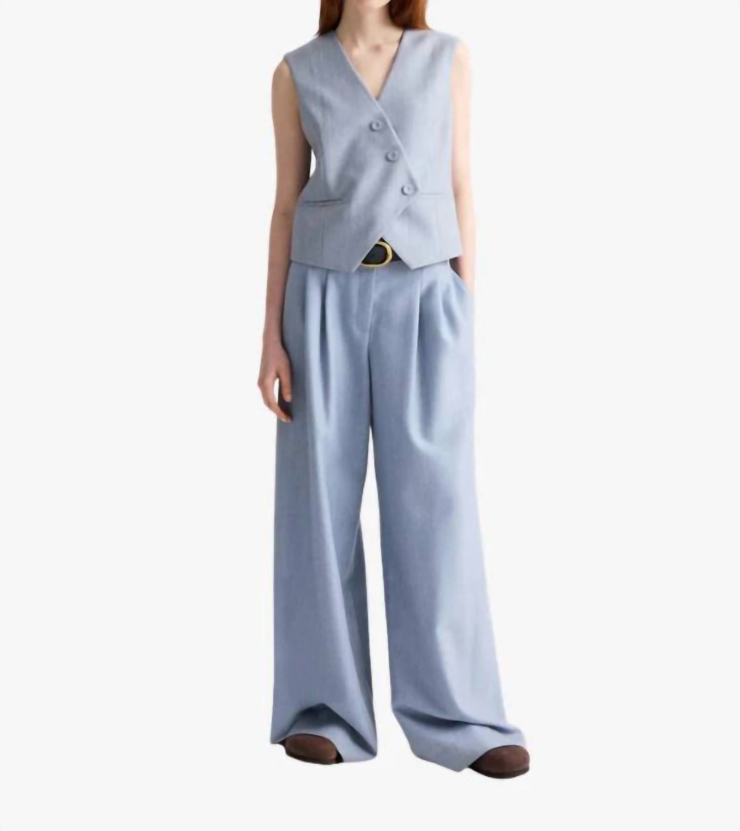 Twp - Avery Pleated Wide Leg Pants