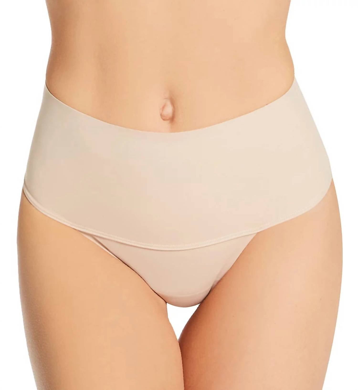 Miraclesuit Comfy Curves Waistline Thong in nude - women's intimate