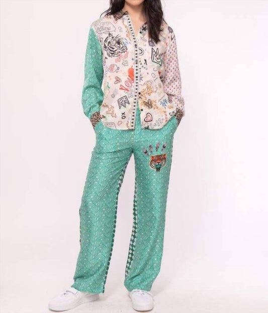 Me369 - Isabel Long Sleeve Button Down Shirt