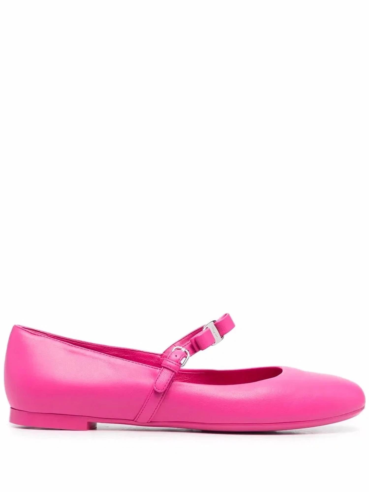 Salvatore Ferragamo - Women's Bow-detail Leather Ballerina Shoes