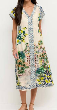 Johnny Was - vneck dolman effortless dress