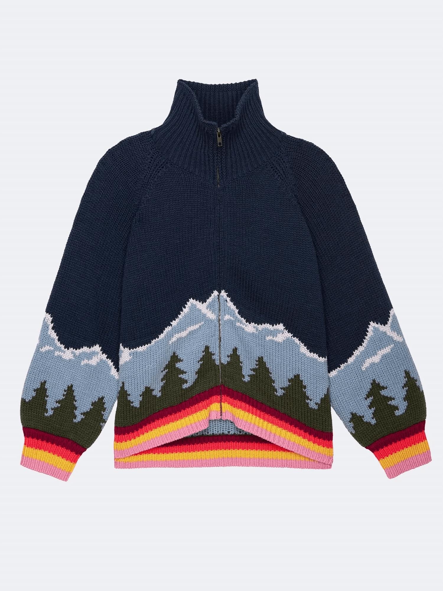 The Great. - Vista Full-zip Sweater
