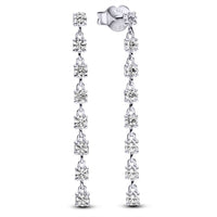 Pandora - Sparkling Eight Stones Drop Earrings