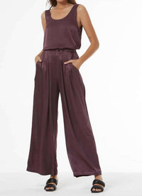 Young Fabulous & Broke - Dana Heavy Satin Scoop Tank Top