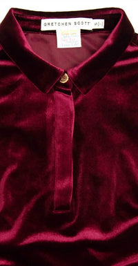 Gretchen Scott - Pop Over Silky Velvet Top