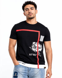 The Athletic Side Of Us - Act Self Tee – Moisture-wicking Organic Cotton | Graffiti Accents