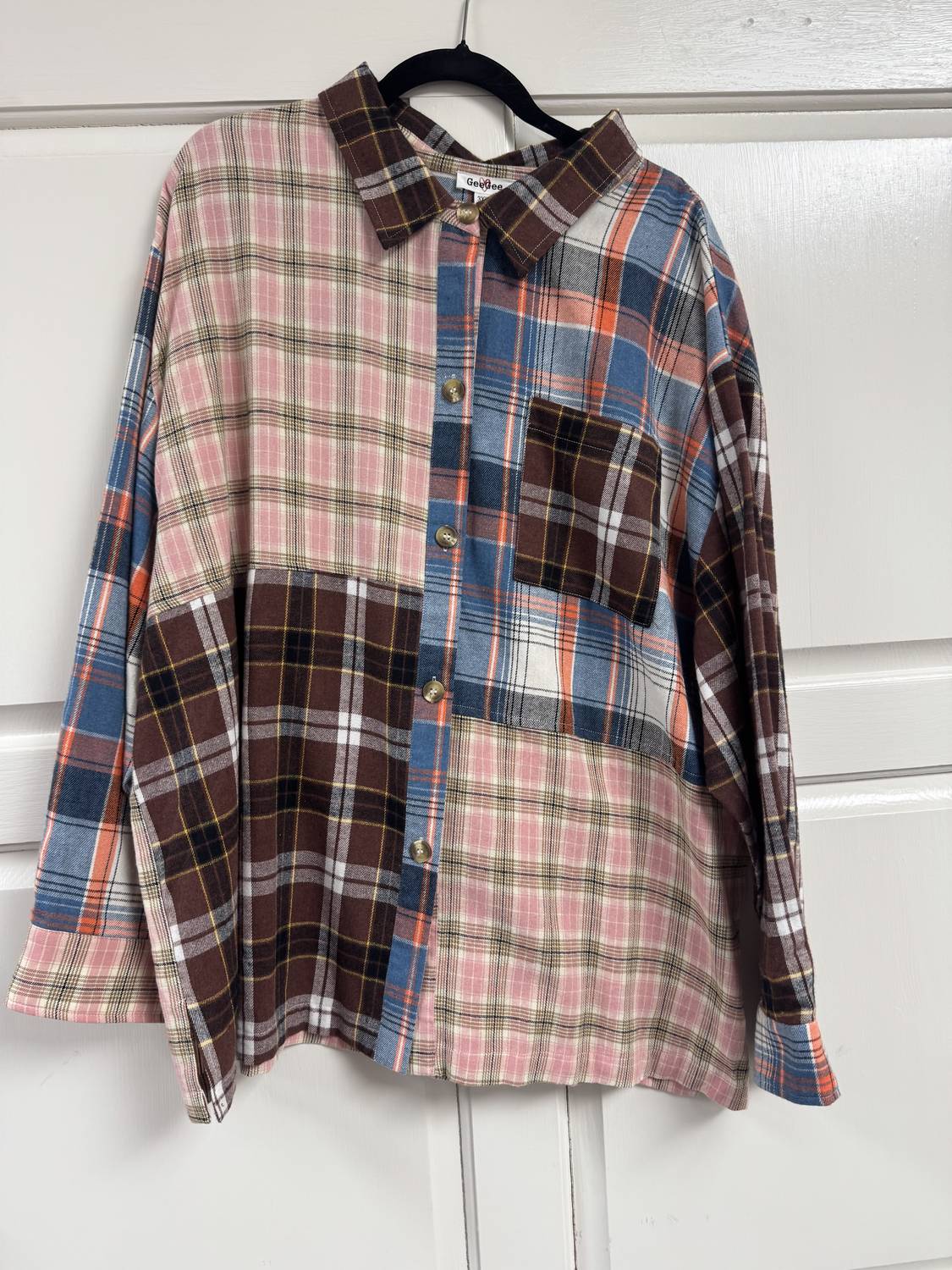 Geegee - Plaid Flannel Top