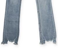 Flowers By Zoe - Girls Criss Cross Distressed Jeans