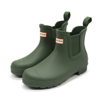 HUNTER Women's Original Chelsea Boots in hunter green - women's shoe