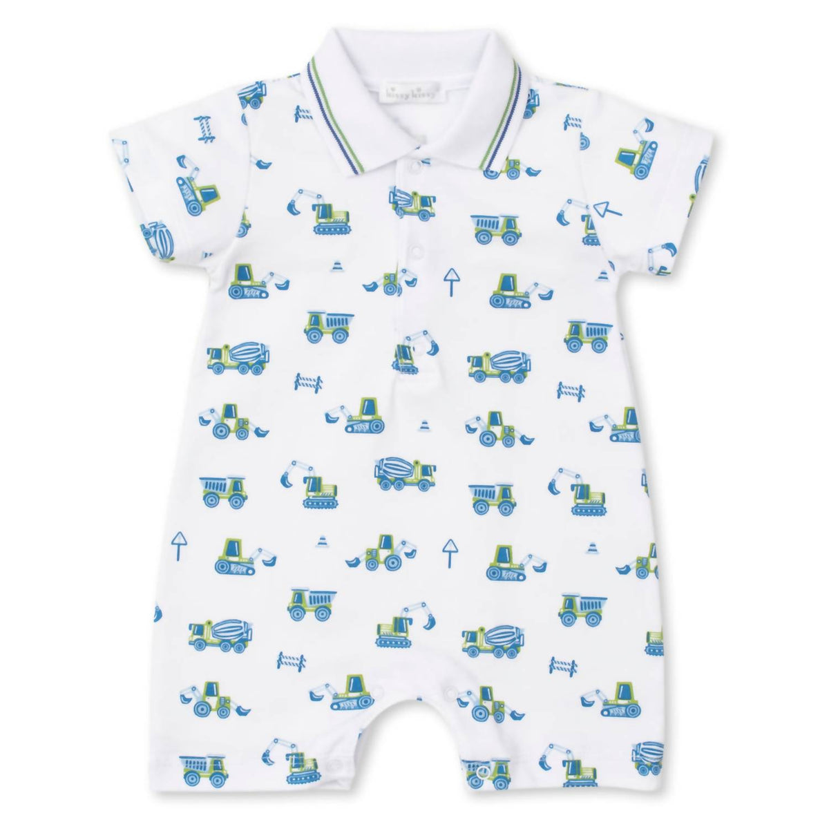 Kissy Kissy - Kid's Earth Movers Short Playsuit