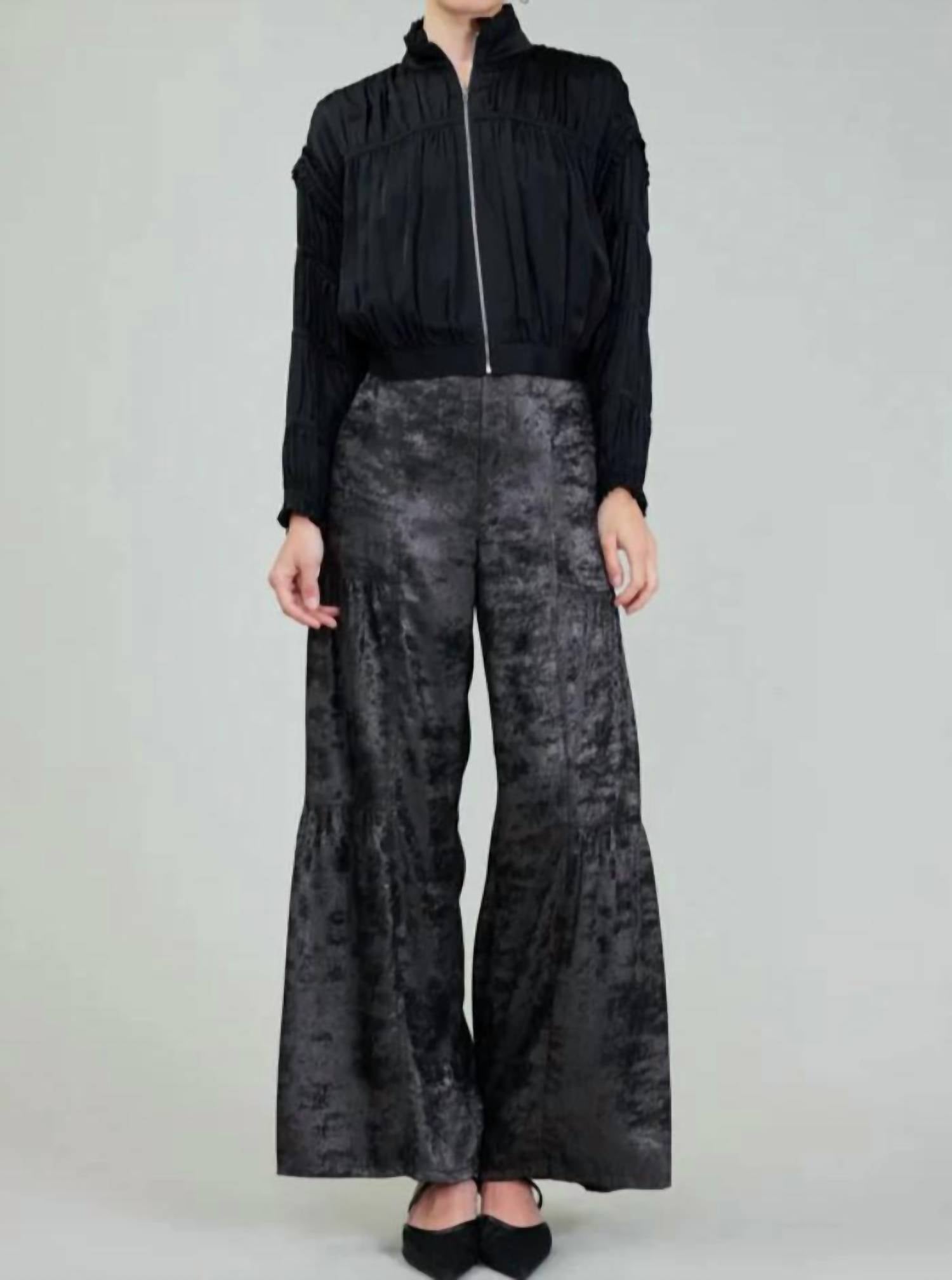 Current Air - Shirring Detail Short Jacket