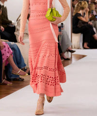 Ulla Johnson - Annisa Eyelet Knit Midi Skirt