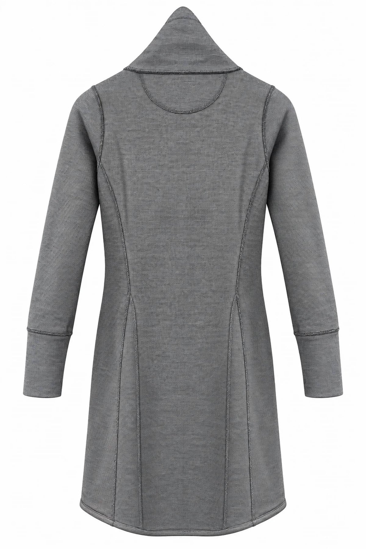Lulu-B - Reversible Bucket Neck Zip Up Coat