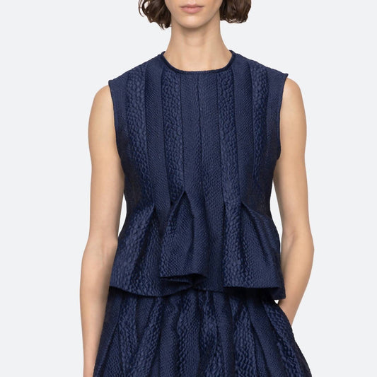 Sea - Fayetta Embossed Tank Top