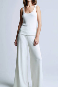 L'Agence - Iman U-neck Ribbed Tank Top
