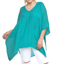 Umgee - V-neck Caftan Tunic