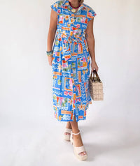 Karlie - Midi Shirt Dress