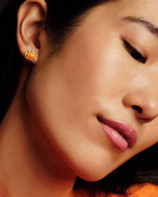Kendra Scott - Women's Pumpkin Stud Earrings