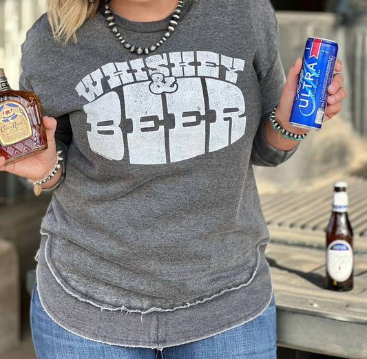 Beer & Whiskey Sweatshirt