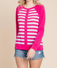 Emerald Collection - Striped Relaxed Top