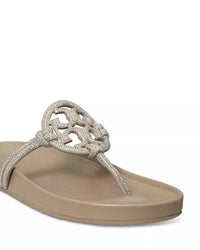 Tory Burch - Women's Miller Cloud Knotted Pave Sandal