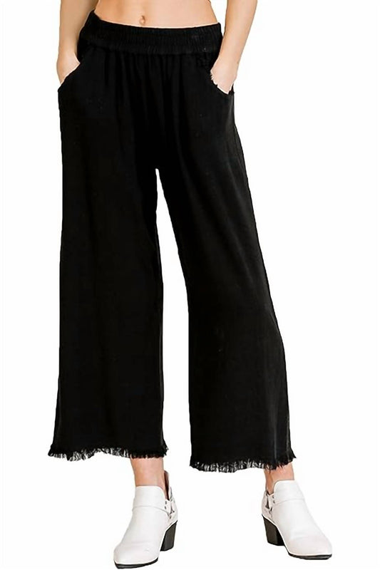 Umgee - Wide Leg Pants