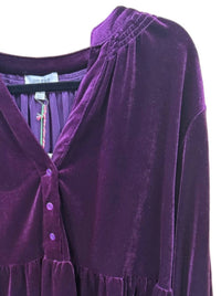 Umgee - Women's Velvet Peplum Top