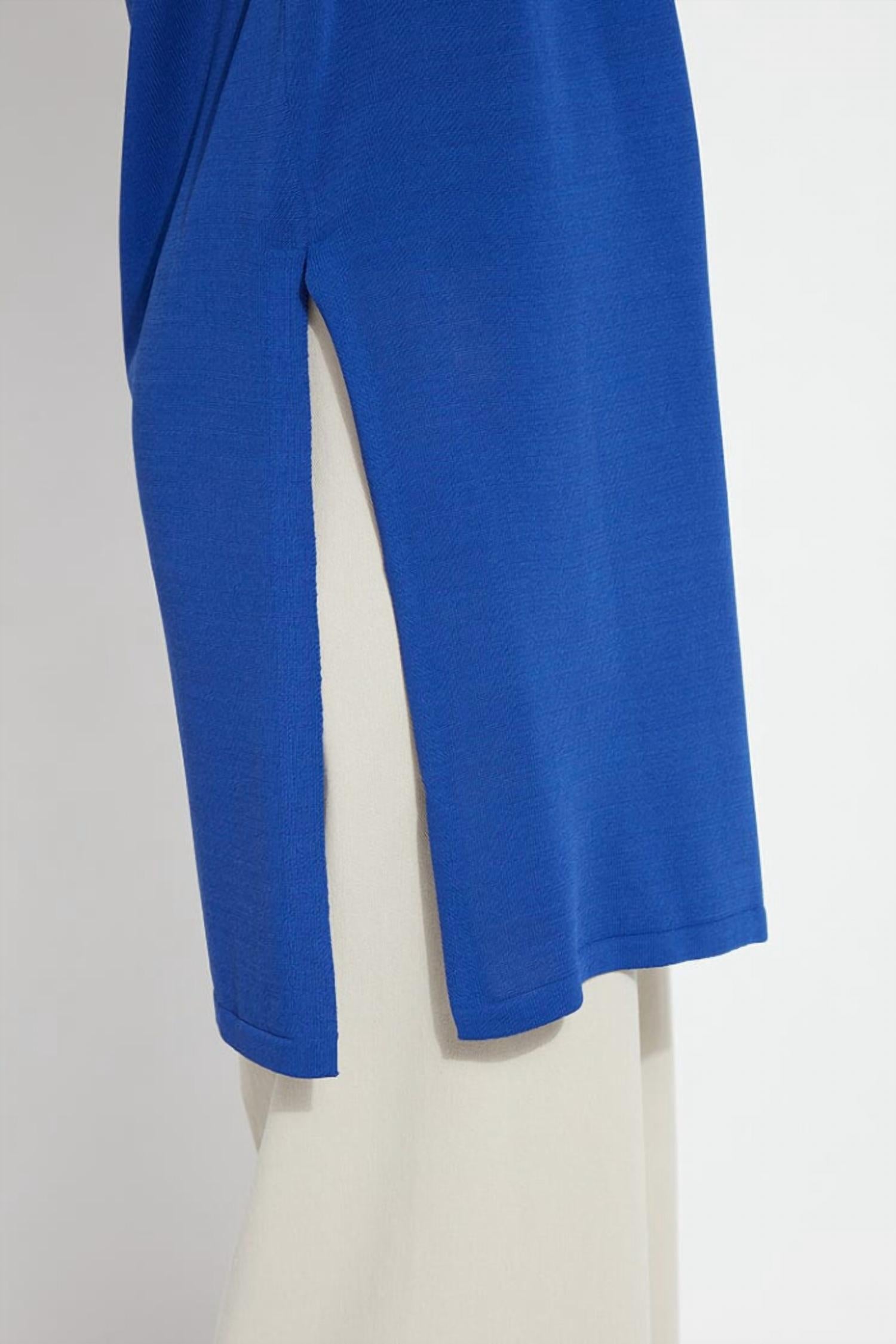 Lysse Avril Knit Duster in cobalt pop - women's sweater - view 5
