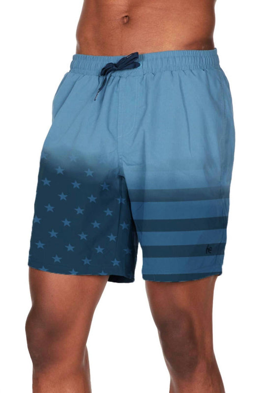 Tipsy Elves - American Flag Color Changing Swim Trunks