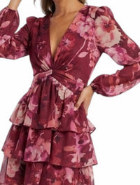 Meet Me In Santorini - Long Sleeve Tiered Dress