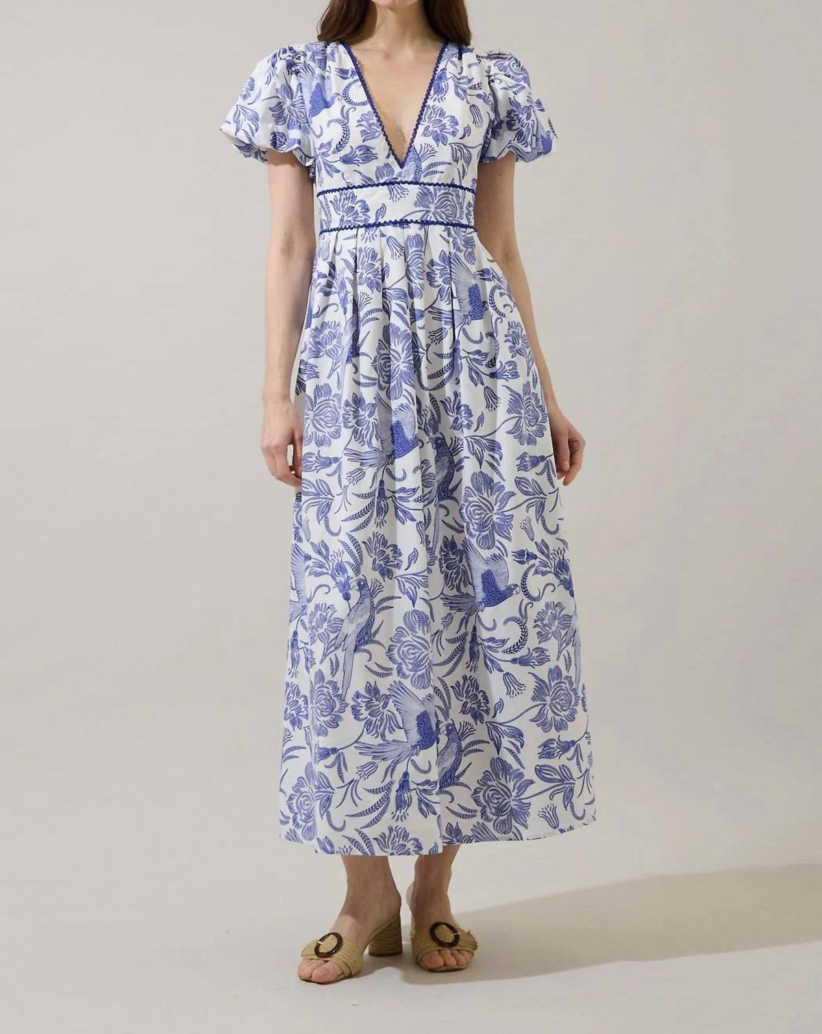 Sugarlips - Jaylene Pleated Maxi Dress