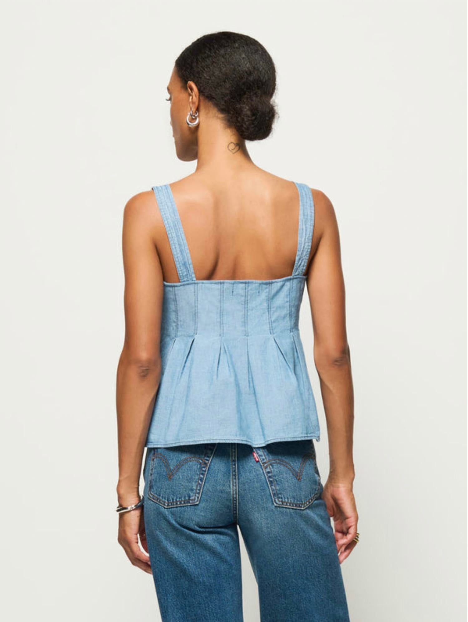 Nation Ltd - Women's Dove Pleated Tank Top