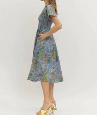 Entro - Impressionist Midi Dress