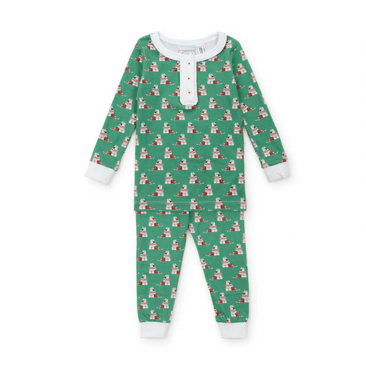 Lila + Hayes - Girls Santa's Helper Pajama Set
