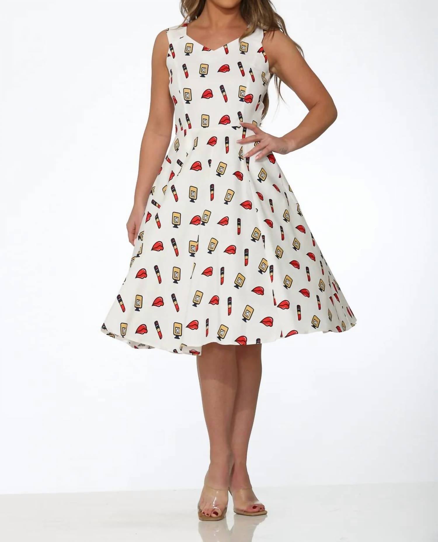 Orchid Bloom - Midi Swing Dress