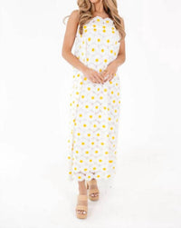 J.Marie - Sunny Sunflower Crochet Dress Dress