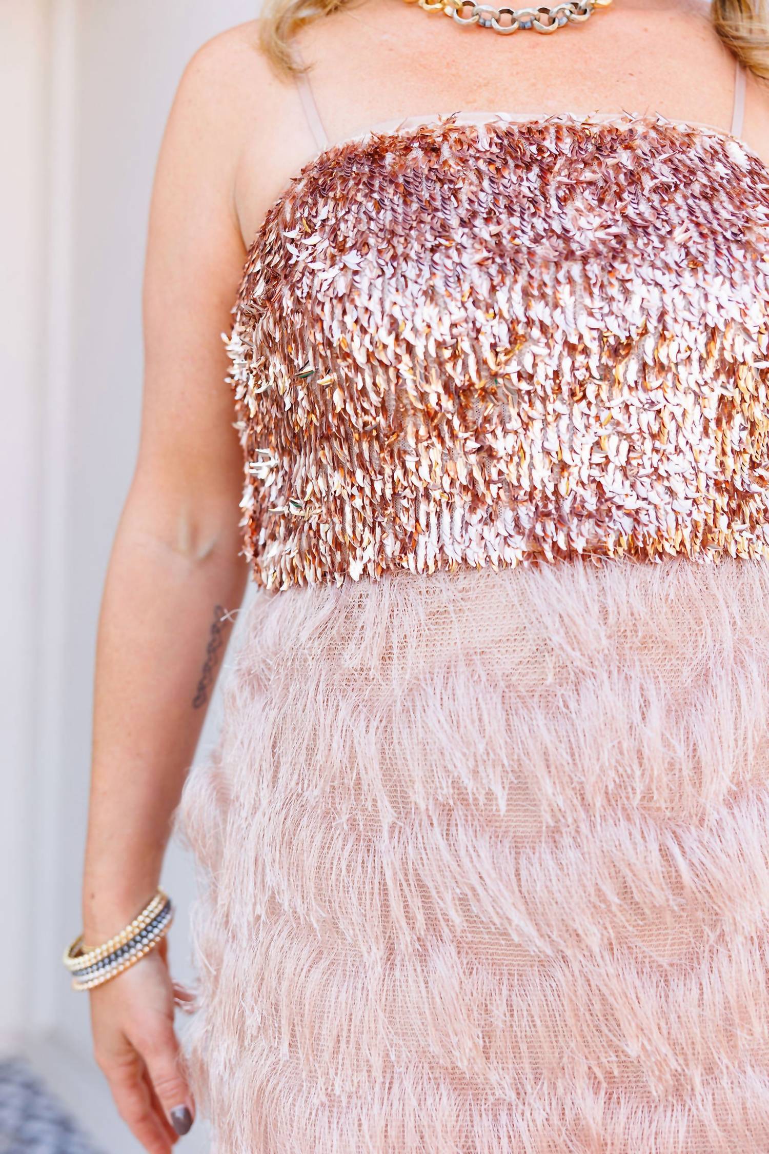 Ciebon - Dreams Sequin Fringe Dress