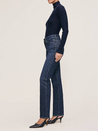DL1961 - Women's Turtleneck Sweater in navy 1 - women's sweater - view 5