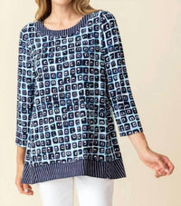 Habitat - Core Travel Mix Pleat Back Tunic Top