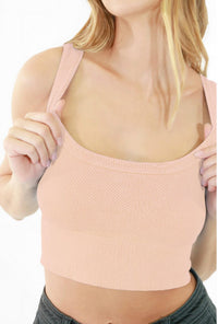 Nikibiki - Wash Ribbed Cropped Top