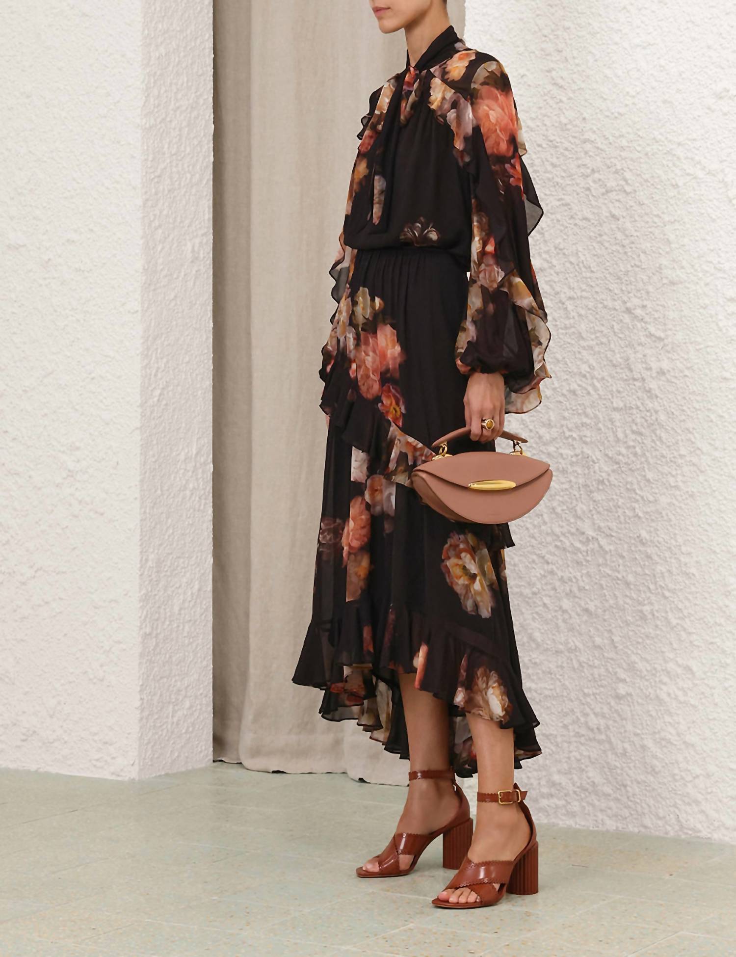 Zimmermann - Hypnotic Asymmetric Midi Skirt