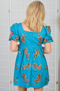 Queen Of Sparkles - Leapin' Leopards Babydoll Dress