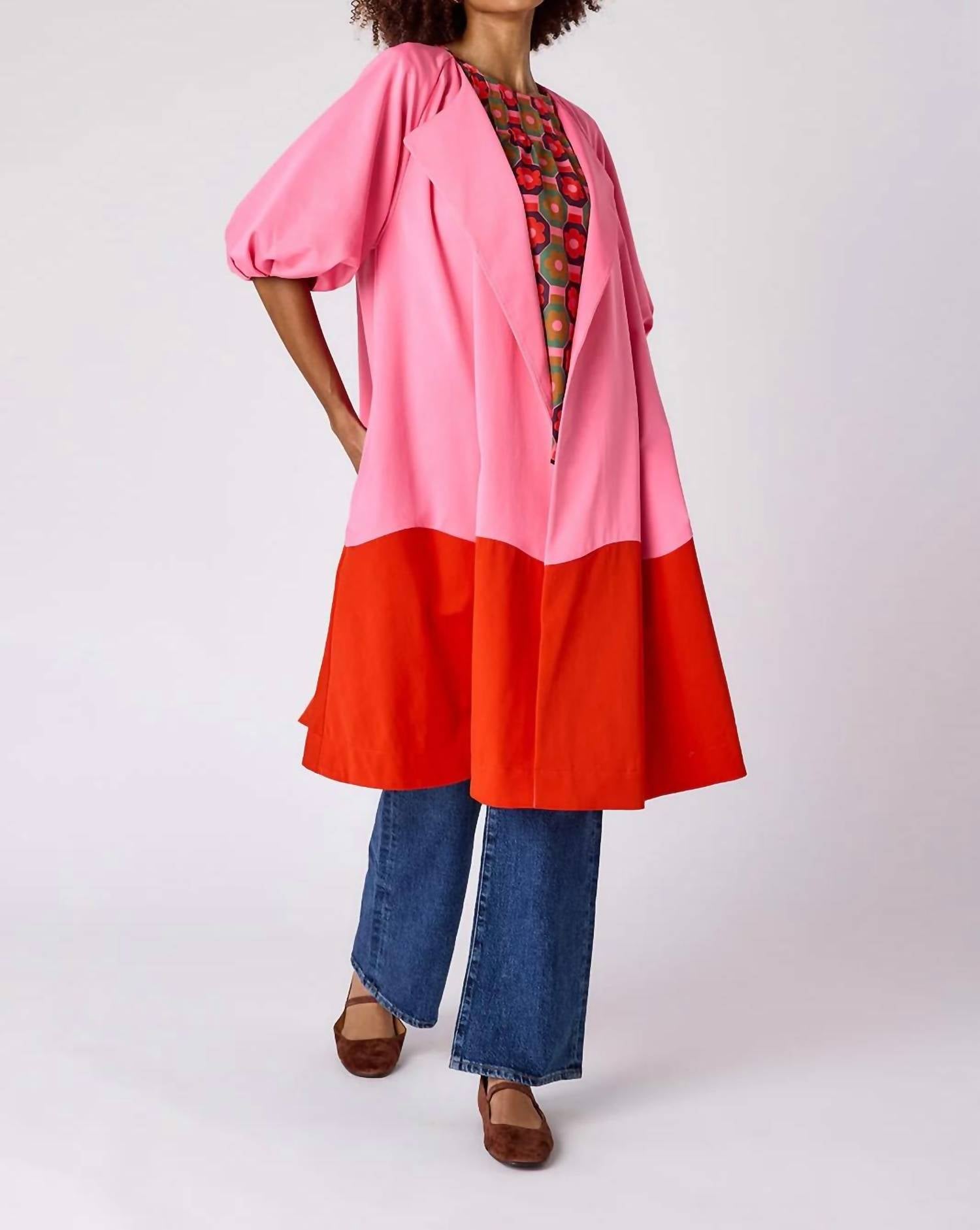 Crosby by Mollie Burch Taryn Coat in pink - women's jacket - alternate view