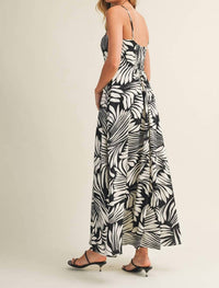 Klesis - Printed Linen A-line Midi Dress