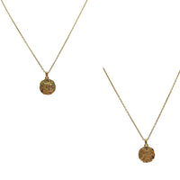 Sahira Jewelry Design - Women's Zodiac Constellation Coin Necklace