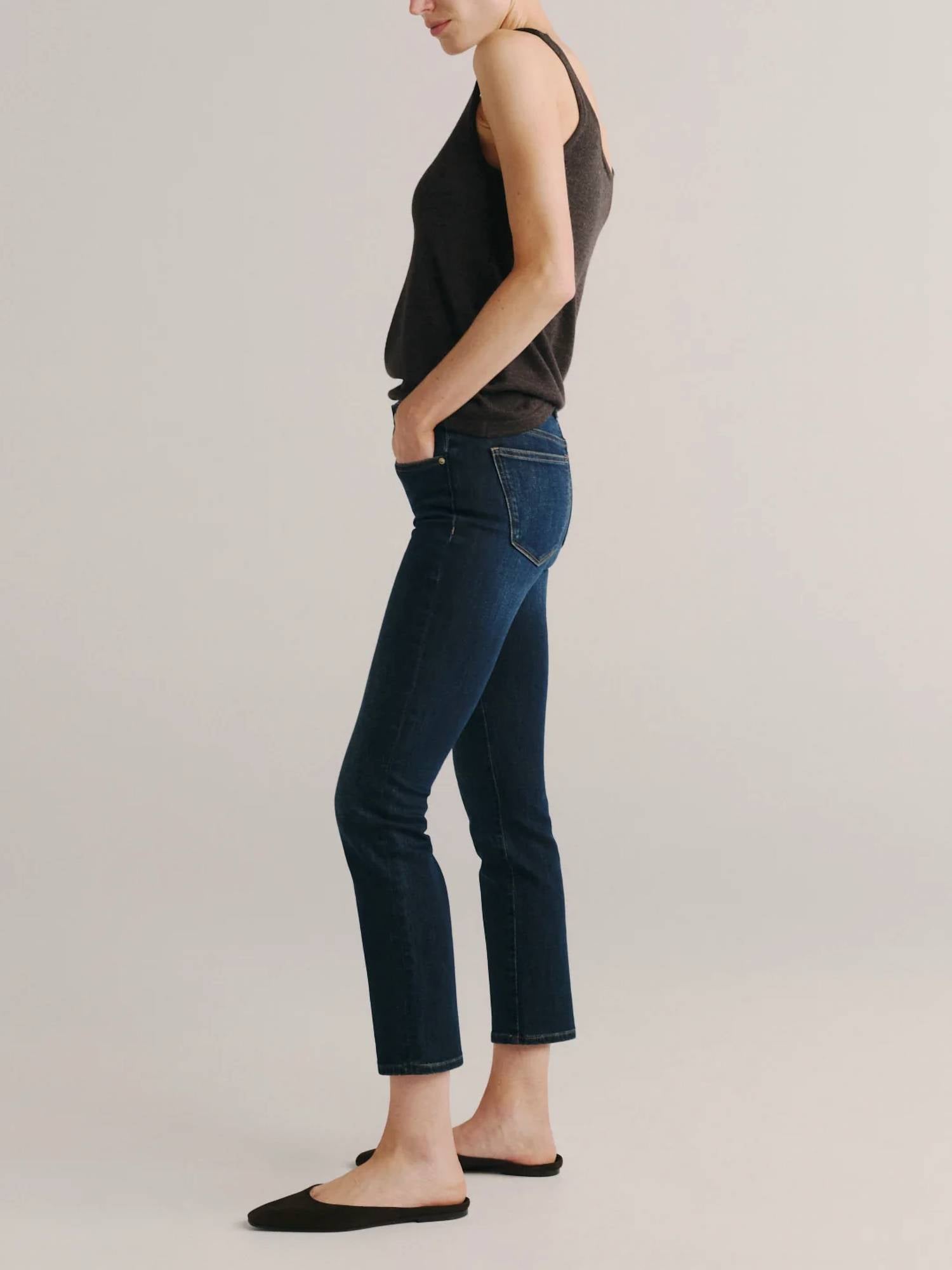 Dl1961 - Women'S - Mara Mid Rise Straight Leg Ankle Jean
